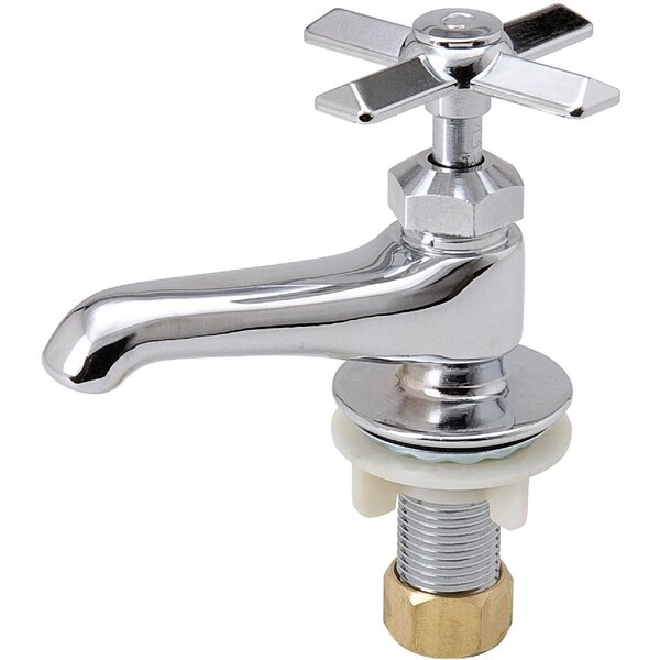 B & K B & K Polished Chrome 2.2 GPM Self-Closing Basin Faucet 120-003NLA - main